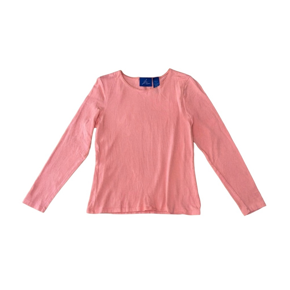 JH Collectibles Petite Crewneck Top - Coral - Picture 1 of 3